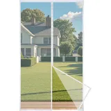luxuskollektion Fliegengitter Tür 140 x 240 cm Weiß