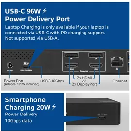 Act USB-C-Dockingstation Schwarz AC7160