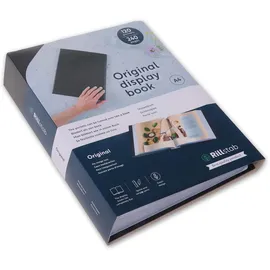 Rillstab Sichtbuch A4 Schwarz 120 Hüllen