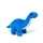 cornelissen natierliche geschenke gmbh & co. kg Cornelissen - Kuscheltier - Brachiosaurus blau - 19 cm - Blau