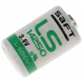 Saft SAFT Lithium-Batterie LS 14250, 1/2 AA (Mignon), 3,6 V-, 1200 mAh Batterie