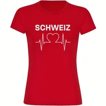 multifanshop Herzschlag Rot 3XL