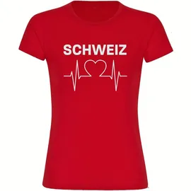 multifanshop Herzschlag Rot 3XL