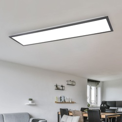 LED Decken Lampe ALU Aufbau Panel Wohn Zimmer Beleuchtung 80 cm