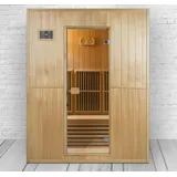 Luxus Infrarotsauna+Infrarotkabine Kombi SET 160x120 Sauna +Saunaofen 4 Personen