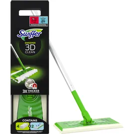 Swiffer 3D-Reinigungs-Set, 4 Trockentücher / 2 Feuchttücher