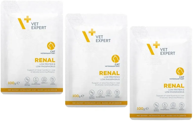 VETEXPERT Renal Cat – Nassfutter für Katzen 3x100g