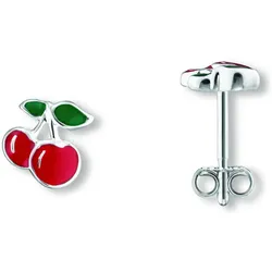 Paar Ohrhänger ONE ELEMENT "Kirsche Ohrringe Ohrstecker aus 925 Silber", silber, Ohrringe, Damen, Kinder, Silber 925 (Sterlingsilber), für Damen – elegant, modern & vielseitig kombinierbar
