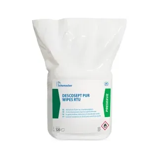 Dr. Schumacher Descosept Pur Wipes RTU Desinfektionstücher 120 Tücher