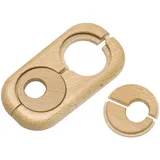 HARO Unbekannt 405163 Doppelheizkörperrosette Massivholz Buche lackiert