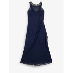 bonprix Mesh-Abendkleid, blau, 40