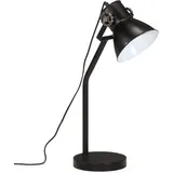 vidaXL Schreibtischlampe 25 w Schwarz 17x17x60 cm E27
