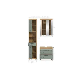Möbel Kraft Schloonsee 3-tlg. Grün