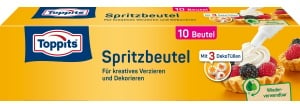 Toppits® Spritz-Beutel, hygienische und praktische Einmal-Beutel, 1 Packung = 10 Stück