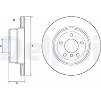 Delphi Bremsscheibe BG4695C