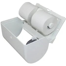Racon racon® classic twins side Toilettenpapierspender für 2 Kleinrollen 1 Spender
