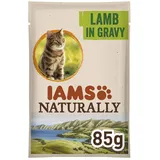 Iams Naturally mit neuseeländischem Lammfleisch in Sauce 24x85g (Rabatt für Stammkunden 3%)