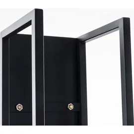 TPFLiving Kaminholzständer Spark 120 Metall Schwarz-Matt