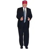 aahs!! Engraving Donald Trump Pappaufsteller 1,8 m Lebensgröße Standbild Poster (446131 Trump MAGA HAT 2024 Patch)