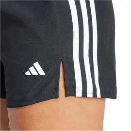 adidas 3-Streifen High-Rise Damen Shorts, schwarz - M