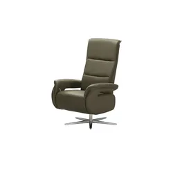Wohnwert Relaxsessel Echtleder Mira ¦ grün ¦ Maße (cm): B: 81 H: 119 T: 93.0