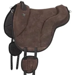 Equinate Reitpad California aus Wildleder braun S