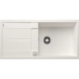 Blanco Metra XL 6 Silgranit Weiß 1000 x 500 mm Drehknopfventil