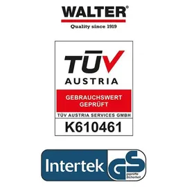 WALTER WERKZEUGE WALTER Li-Ion Motorrad Starthilfe mit Kompressor 12V Batterie Starthilfegerät