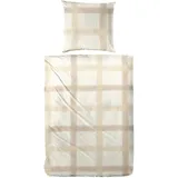 Enrico Coss Grenoble Kariert Beige 135 x 200 cm + 80 x 80 cm