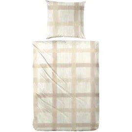 Enrico Coss Grenoble Kariert Beige 135 x 200 cm + 80 x 80 cm