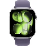 Apple Watch Series 11 46mm Silber (Lilanes Gummi Armband M/L)