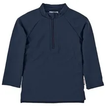 Sterntaler Badeshirt langarm uni in marineblau – Gr.: 80