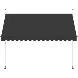 vidaXL Einziehbare Markise 350 cm anthrazit