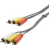 SpeaKa Professional Audiokabel 3x Cinch-Stecker - 3x Cinch-Stecker 3,00m (nicht verfügbar)