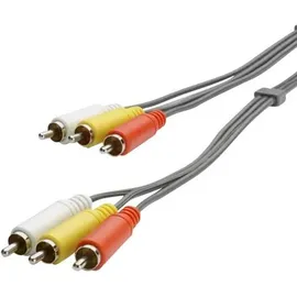 SpeaKa Professional Audiokabel 3x Cinch-Stecker - 3x Cinch-Stecker 3,00m (nicht verfügbar)