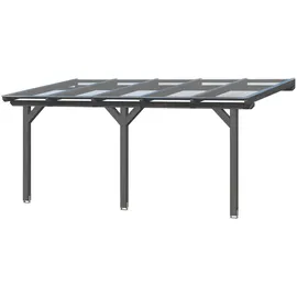 SKANHOLZ Terrassenüberdachung Bormio 541 x 250 cm schiefergrau