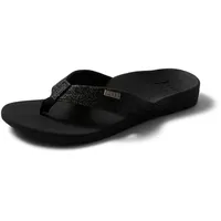 Reef Damen Ortho-Spring Flipflop, Schwarz Bla Bla Glitter BBG, 42.5 EU