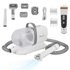 [in.tec] Haustierpflegeset 5 in 1 Amesbury Weiß / Grau