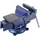 Tectake Schraubstock Gusseisen 15,00 cm x 33,00 cm x 17,00 cm blau 360° drehbar