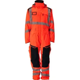 Mascot Winter-overall Mit Knieschutztaschen - High Visibility Red / Dark Anthracite - 3XL