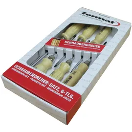 FORMAT Schraubendreher-Satz Holzheft PH 6-teilig