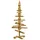 vidaXL Holz Weihnachtsbaum mit Ständer Braun 90 cm