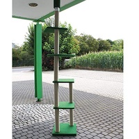 CLEVERCAT Outdoor Kratzbaum Terrasso AVA, deckenhoch ideal für den Außenbereich Made in Germany