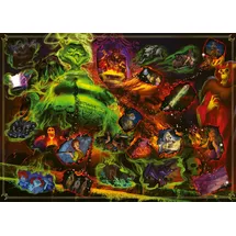 Ravensburger Puzzle 2D 1000 elementów: Villainous. Rogaty Król, Stary Design