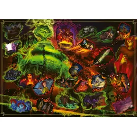 Ravensburger Puzzle 2D 1000 elementów: Villainous. Rogaty Król, Stary Design