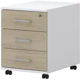 Röhr-Bush röhr direct.office Rollcontainer sonoma-eiche 3 Auszüge 42,5 x 50,0 x 55,0 cm