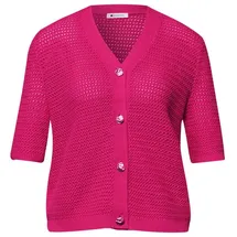 STREET ONE Kurzarm Cardigan Rosa 38