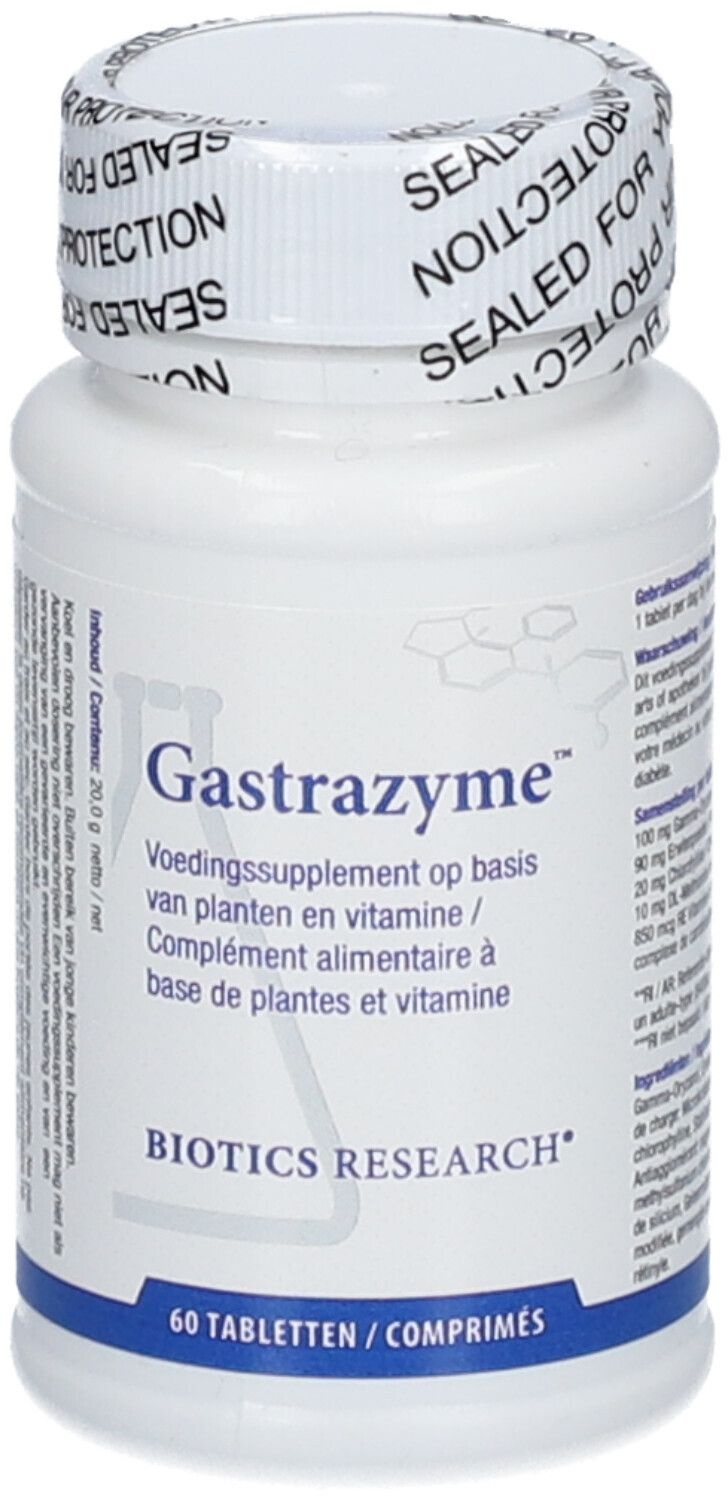 Biotics Research® Gastrazyme 60 pc(s) comprimé(s)