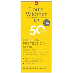 Widmer Face Sun Protection Sport 50+ leicht parfümiert