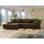 Mirjan24 Ecksofa Bangkok, L-Form Sofa mit Schlaffunktion und Bettkasten (Farbe: Wave 09, Seite: Links) - Couches, Wohnlandschaften, Ecksofas